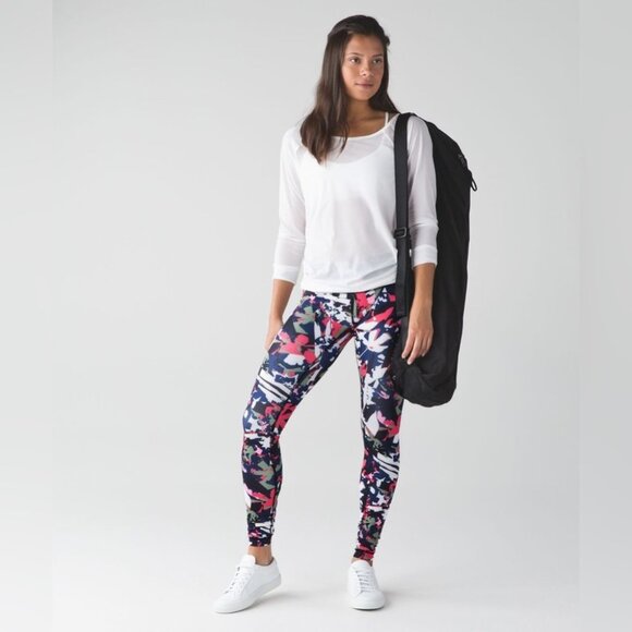 Lululemon Wunder Under Pant III Full On Luxtreme Pop Cut Boom Juice Multi Size 2 - Picture 3 of 13